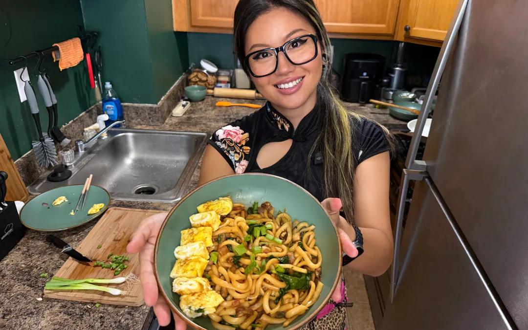My cooking noodles video
